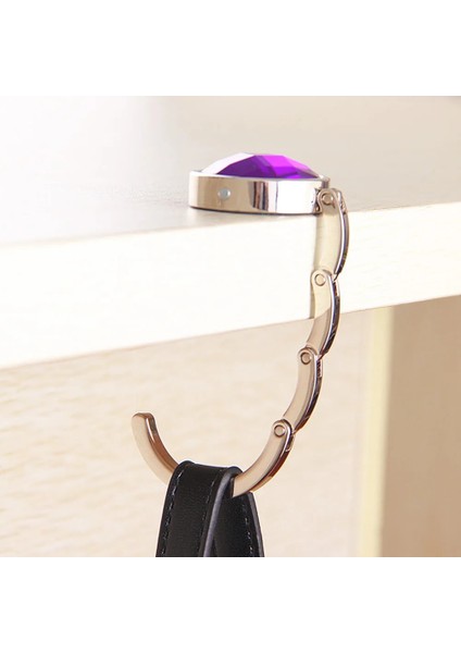 Stil6-Mavi Stil Moda Çanta Tutucu Çanta Askısı Katlanır Kanca Tutucu Taşınabilir Anahtarlık Raf Masa Kanca Donanım Seyahat Açık Depolama (Yurt Dışından) indirimleri