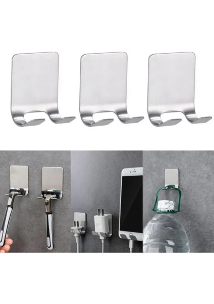 No.3 Tarzı Adet Banyo Paslanmaz Çelik Jilet Tutucu Depolama Kanca Duvar Erkekler Tıraş Tıraş Makinesi Raf Yumruk Ücretsiz Jilet Raf Aksesuarları (Yurt Dışından) fiyatları