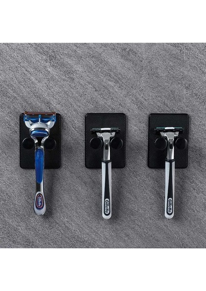Mavi Stil Tıraş Bıçağı Tutucu Duş Duvar Jilet Tutucu Depolama Rafı Erkek Tıraş Makinesi Raf Banyo Duvar Kanca Askı Mutfak Yapışkanlı Kanca Duvar (Yurt Dışından) indirimleri