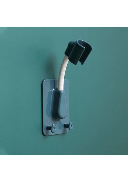 Mavi Stil 360 Ayarlanabilir Duş Başlığı Abs Evrensel Tutucu El Duvara Montaj Vantuz Duş Etiket Braketi Banyo Gadget (Yurt Dışından)