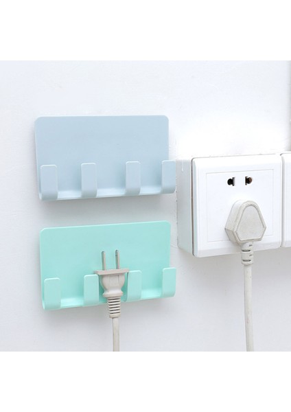 No.4 Stili Telefon Şarj Tutucu Kanca Soket Güçlü Yapışkan Yapışkanlı Cep Telefonları Standı Raf Banyo Asılı Raf Jilet Askı (Yurt Dışından) fiyatları