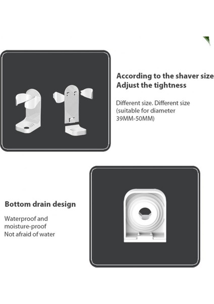 Beyaz Stil Duvara Monte Elektrikli Tıraş Makinesi Jilet Tutucu Traceless Elektrikli Diş Fırçası Tutucu Yerden Tasarruf Depolama Tutucu Banyo Aksesuarları (Yurt Dışından) indirimleri