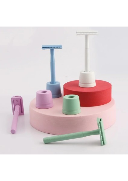 Bir Stil 1 Adet Emniyetli Jilet Standı Tabanı Alüminyum Alaşımlı Jilet Tutucu Evrensel Erkek Tıraş Makinesi Depolama Rafları Ev Banyo Tıraş Aksesuarları (Yurt Dışından) indirimleri