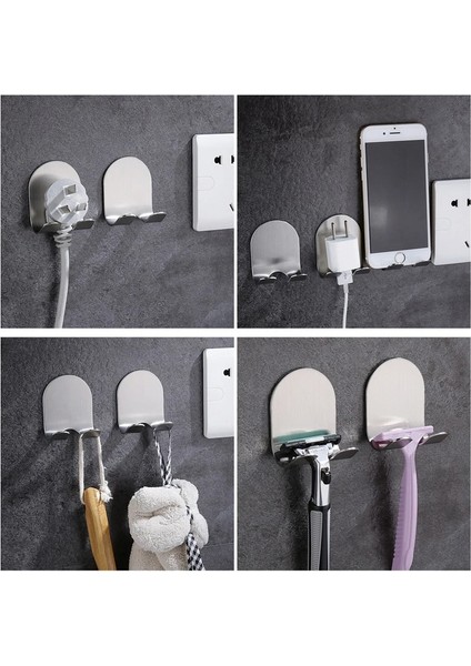 Tip-4 Tarzı Paslanmaz Çelik Jilet Braketi Erkek Tıraş Makinesi Tutucu Raf Banyo Jilet Tutucu Duvar Yapışkanlı Depolama Kanca Mutfak Askı Rafı (Yurt Dışından) fırsatları