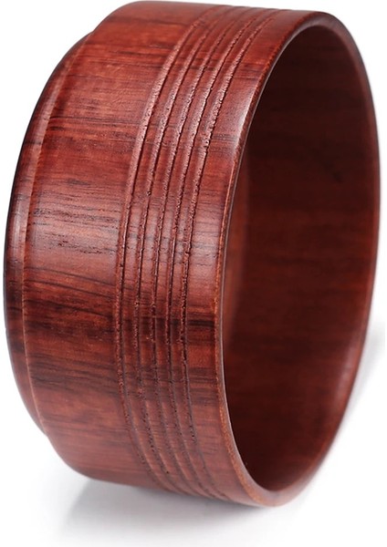 Hafif Fincan Meşe Ahşap Tıraş Sabunu Sakal Temizleme Taşınabilir Anti-Yapışkan Erkekler Fırça Yüz Bakımı Kase Kupa Çevre Dostu (Yurt Dışından)