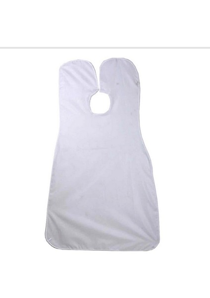 YZ50-BEYAZ Tarzı Şık Erkek Sakal Önlük Tıraş Önlük Bakımı Temiz Saç Yetişkin Önlüğü Yüz Tıraş Tutucu Kuaför Banyo Organizatör Adam Için Hediye (Yurt Dışından)