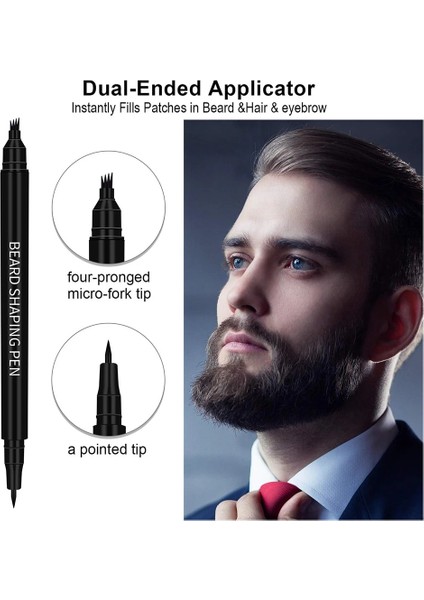 Kaşlar Dikişsiz Toolbarber Kalem Düzeltme Patchy Sakal Sakal Kalem Dolgu Erkekler Için 4 Çatal Ucu Dolgu Kalemi (Yurt Dışından) fırsatları