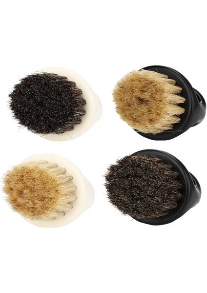 Tip3 Tarzı Halka Tasarım At Kıl Erkek Tıraş Fırçası Plastik Taşınabilir Berber Sakal Fırçaları Salon Yüz Temizleme Jilet Fırçası (Yurt Dışından) indirimleri