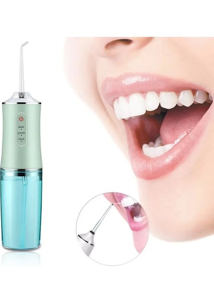 Beyaz Stil 220 ml Taşınabilir Oral Irrigator Akülü Diş Diş Duşu Diş Temizleme Diş Beyazlatma 3 Basınç Modu 4 Jet Ucu Ipx7 (Yurt Dışından) fiyatları