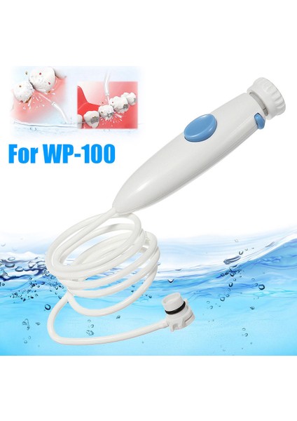 Beyaz Stil Yeni Diş Duşu Diş Su Jeti Yedek Tüp Hortum Kolu Waterpik WP-100 WP-900 Ирригатор Для Зубов Irrigador Dental (Yurt Dışından) fırsatları