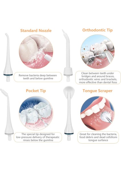 D50WS Tarzı 3 Modlu Oral Irrigator Su Flosser Taşınabilir Diş Su Flosser Jet 150 ml Irrigator Diş Diş Temizleyici Kablosuz Şarj ile (Yurt Dışından) indirimleri