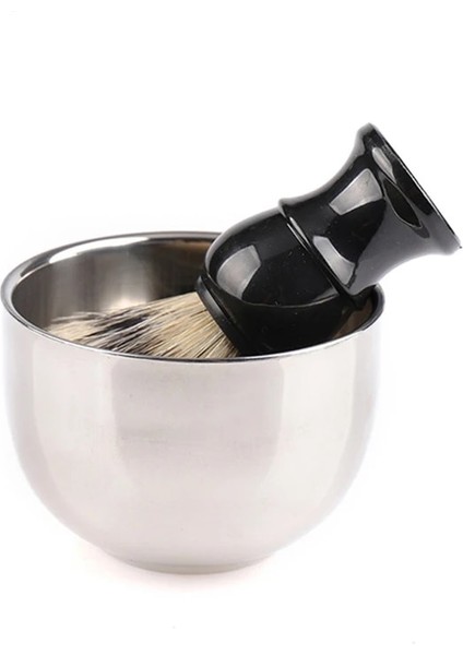 Mavi Stil Saf Porsuk Saç Erkekler Tıraş Fırçası Yüz Sakal Temizleme Jilet Tıraş Sakal Fırçası Salon Yüz Temizleme Fırçası Kuaförlük Aracı (Yurt Dışından)