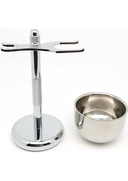 Teyo Tıraş Makinesi Tutucu Seti, Krom Tıraş Fırçası Standı, Jilet Standı ve Islak Tıraş Için Mükemmel Çift Kenarlı Tıraş Bıçağı Içerir (Yurt Dışından)