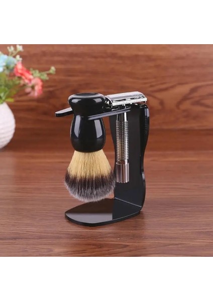 1 Takım Stili Erkek Tıraş Fırçası Salon Yüz Sakal Tıraş Standı Sabun Kase Kıl Saç Tıraş Fırçası Erkekler Sakal Temizleme Araçları (Yurt Dışından)