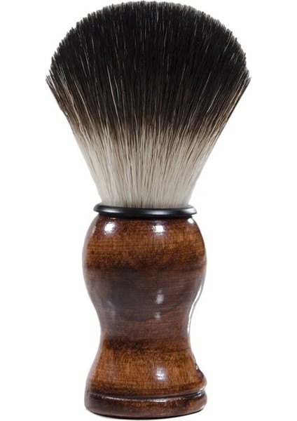 Altın Tarzı Erkekler Tıraş Fırçası Tıraş Ahşap Saplı Yüz Sakal Temizleme Cihazı Yüksek Pro Salon Aracı Emniyetli Jilet Fırçası (Yurt Dışından)