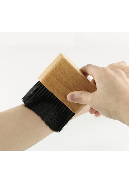 Fırça Tarzı Yumuşak Boyun Duster Fırça Profesyonel Salon Kuaför Yüz Kulak Boyun Çizgisi Temizleme Fırçası Fiber Saç Temizleme Fırçası Şekillendirici Araçları (Yurt Dışından)