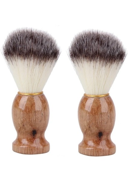 Kumral Stili 2 Adet Porsuk Saç Erkek Tıraş Fırçası Salon Erkekler Yüz Sakal Temizleme Cihazı Tıraş Aracı Tıraş Bıçağı Ahşap Saplı Erkekler Için (Yurt Dışından)
