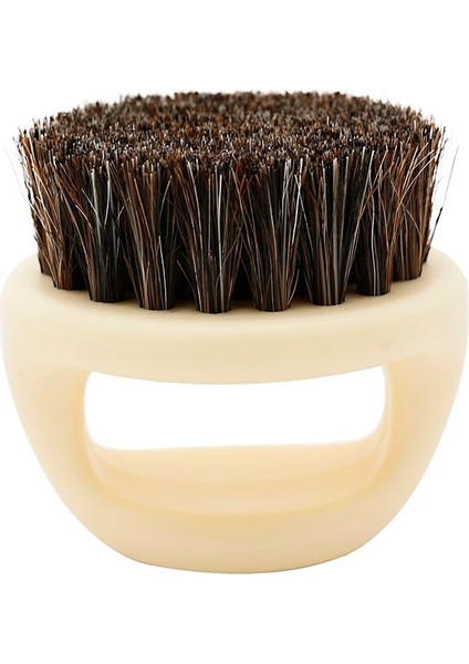 No.1 Stili Halka Tasarım At Kıl Erkek Tıraş Fırçası Plastik Taşınabilir Berber Sakal Fırçaları Salon Yüz Temizleme Jilet Fırçası (Yurt Dışından)