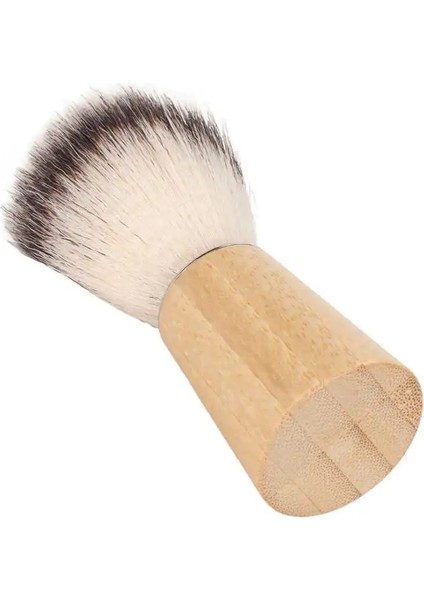Sakal Tıraş Temizleme Fırçası Küçük Boy Ahşap Saplı Tıraş Fırçası Naylon Fiber Ergonomik Sap Yüz Bakımı Için Hafif (Yurt Dışından)