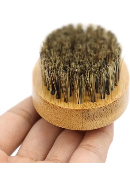 Fırça Stili Bambu Ahşap Saplı Sakal Fırçası ile Yüksek Li Domuzu Kıl Sakal Fırçaları (Yurt Dışından) fırsatları