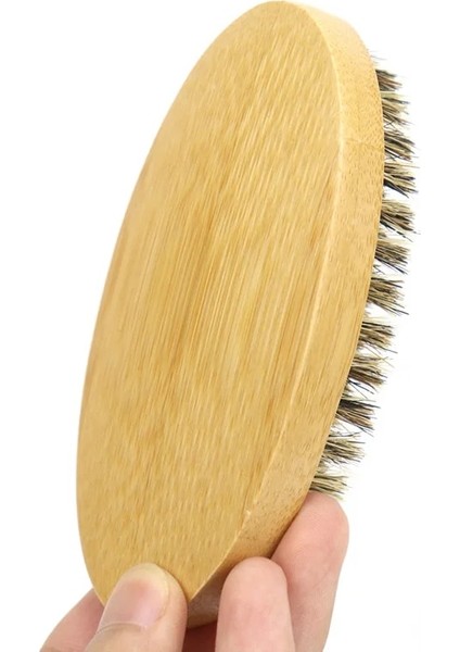 Fırça Stili Bambu Ahşap Saplı Sakal Fırçası ile Yüksek Li Domuzu Kıl Sakal Fırçaları (Yurt Dışından) indirimleri