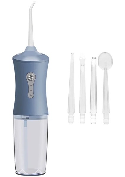 Mavi Stil Driyau 4 Temiz Meme Su Flosser Taşınabilir Oral Irrigator Jet USB Şarj Edilebilir Su Geçirmez Irrigator Diş Ev Aletleri (Yurt Dışından)