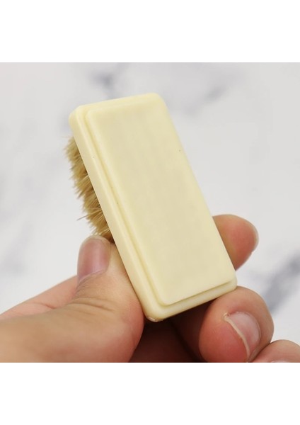 Kahverengi Tarzı Kıdemli Kıl Sakal Fırçası Erkekler Için Salon Kuaför Yüz Sakal Temizleme Aletleri Tıraş Bıyık Araçları (Yurt Dışından)