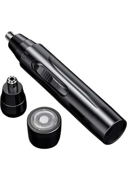 Siyah Stil Burun Saç Düzeltici Erkekler Için USB Şarj Edilebilir Burun Düzeltici Su Geçirmez Ağrısız Kaş Yüz Saç Düzeltici Kolay Temizlik (Yurt Dışından)