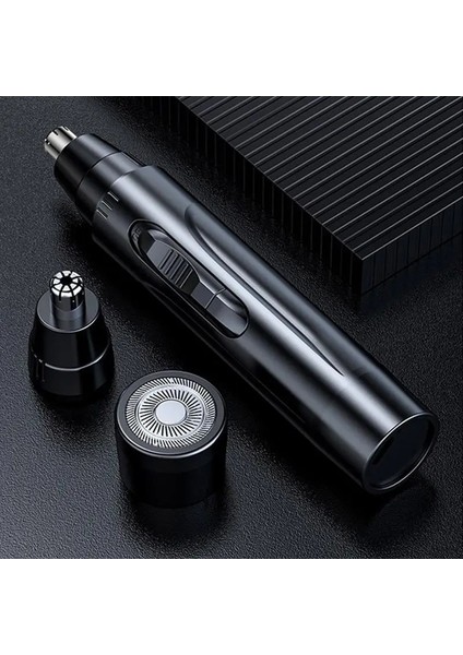 Siyah Stil Burun Saç Düzeltici Erkekler Için USB Şarj Edilebilir Burun Düzeltici Su Geçirmez Ağrısız Kaş Yüz Saç Düzeltici Kolay Temizlik (Yurt Dışından) indirimleri