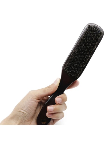 Gümüş Tarzı Erkekler Için Kıl Saç Tıraş Fırçası Temizleme Erkek Berber Salonu Erkekler Yüz Sakal Aletleri Tıraş Aracı Jilet Saplı Fırça (Yurt Dışından)