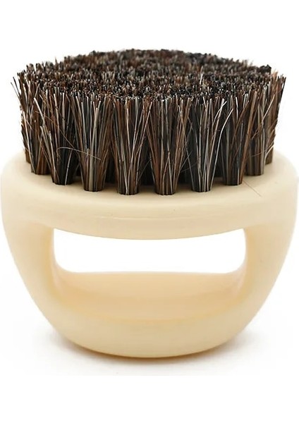 No.2 Tarzı Erkek Tıraş Fırçası Halka Tasarımı At Yelesi Kıl Plastik Saplı Bıyık Fırçası Taşınabilir Yüz Temizleme Sakal Fırçası Şekillendirici Aracı (Yurt Dışından)