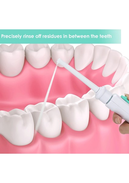 Diş Fırçası Stili Taşınabilir Diş Diş Duşu Oral Irrigator Musluk Jet Kürdan Diş Temizleme Beyazlatma Araçları Püskürtme Memesi Diş Fırçası (Yurt Dışından)