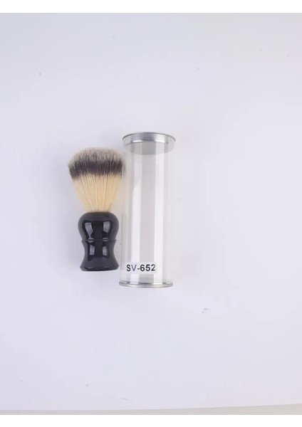 SV-652 Stili Artsecret S Sakal Fırçası Berber Bıyık Sentetik Saç Düzleştirici Plastik Saplı Profesyonel Erkek Tıraş Makinesi Araçları (Yurt Dışından)