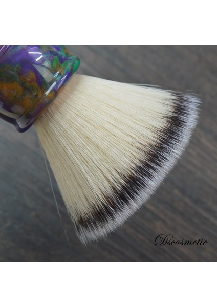 Mavi Stil Ds 26MM Yumuşak Plat Top Sentetik Saç Tıraş Fırçası, Erkek Sakal Araçları Için Renkli Reçine Saplı (Yurt Dışından) modelleri