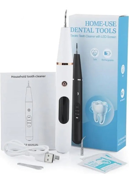 1 Takım Tarzı 1 Takım Yeni Ultrasonik Elektrikli Diş Temizleyici Taşınabilir Matematik Tartarını Kaldırmak Için Ikisi Bir Arada Diş Temizleyici Oral Irrigator Hijyeni (Yurt Dışından)