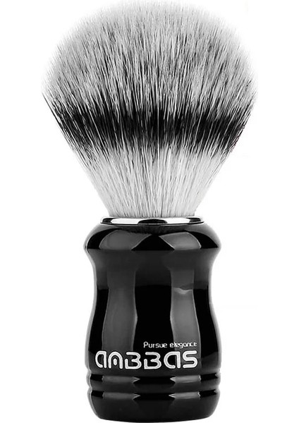 Fırça Stili 22MM Sentetik Porsuk Tıraş Fırçası Siyah Tutucu Standı 2ın1 Reçine Saplı Köpük Fırça Seti Erkekler Için Yakın Islak Tıraş (Yurt Dışından)