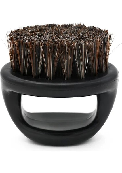 No.1 Stili Erkek Tıraş Fırçası Halka Tasarımı At Yelesi Kıl Plastik Saplı Bıyık Fırçası Taşınabilir Yüz Temizleme Sakal Fırçası Şekillendirici Aracı (Yurt Dışından)