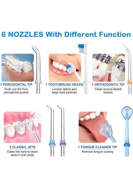 Siyah Stil 5 Mod Oral Irrigator Taşınabilir Diş Ipi USB Şarj Edilebilir Diş Duşu Jet Irrigator Diş Diş Temizleyici + Çanta Hediyeler Için (Yurt Dışından) fiyatları
