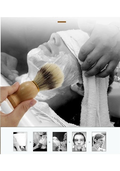 1 Adet Erkekler Tıraş Sakal Fırçası Porsuk Saç Tıraş Ahşap Saplı Yüz Temizleme Cihazı Yüksek Pro Salon Aracı Jilet Fırçası (Yurt Dışından) fırsatları
