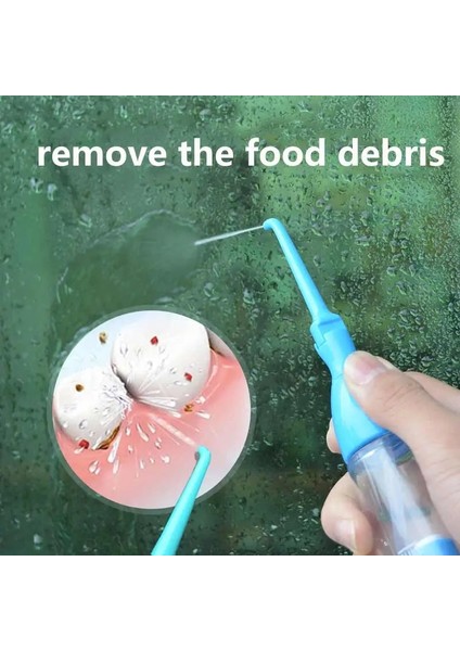 Taşınabilir Oral Irrigator Temizleyici Ağız Yıkama Diş Güçlü Sulama Manuel Su Toplama Jet Diş Pensesinde Çamaşır Makinesi 75 ml (Yurt Dışından)
