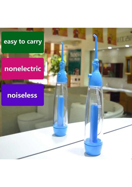 Taşınabilir Oral Irrigator Temizleyici Ağız Yıkama Diş Güçlü Sulama Manuel Su Toplama Jet Diş Pensesinde Çamaşır Makinesi 75 ml (Yurt Dışından)