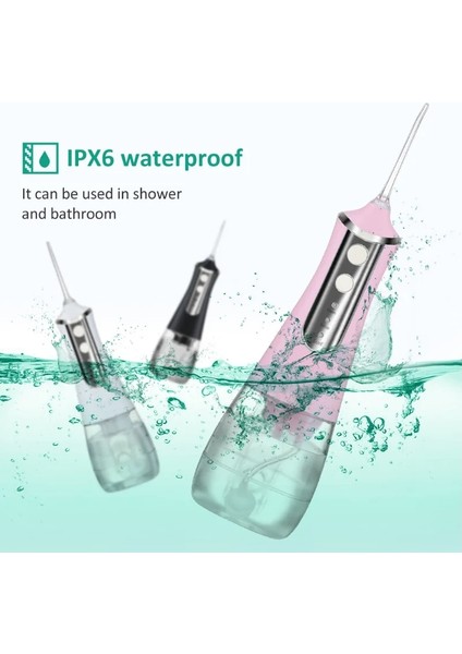 Beyaz Stil Oral Irrigator Diş Su Geçirmez Diş Temizleyici USB Şarj Edilebilir Diş Duşu Taşınabilir 300 ml Waterpulse Elektrikli Diş Yıkama (Yurt Dışından) modelleri