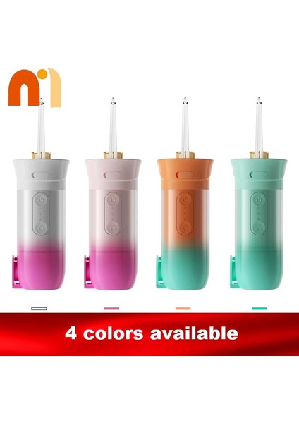 Yeşil Stil Oral Irrigator Su Flosser Taşınabilir Diş Su Jeti 3 Mod 4 Nozullar Ağız Yıkama Makinesi Ipi (Yurt Dışından)