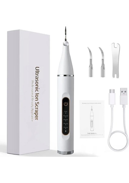 Beyaz Stil 7-In-1 Gerçek Ultrasonik Diş Temizleyici 5 Model Sonic Diş Temizleyici Tartar Plak Diş Taşı Sökücü Ağız Bakımı Diş Beyazlatma Aracı (Yurt Dışından)