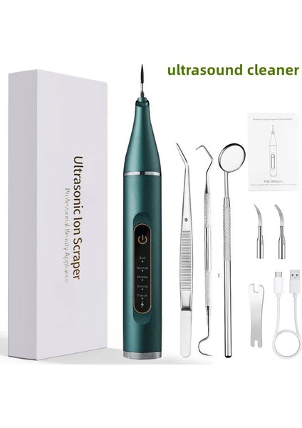 Beyaz Stil 7-In-1 Gerçek Ultrasonik Diş Temizleyici 5 Model Sonic Diş Temizleyici Tartar Plak Diş Taşı Sökücü Ağız Bakımı Diş Beyazlatma Aracı (Yurt Dışından)