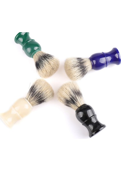 Mavi Stil Domuzu Kıl Erkek Tıraş Fırçası Berber Salonu Erkekler Yüz Sakal Temizleme Cihazı Tıraş Aracı Jilet Fırçası Erkekler Malzemeleri Berber (Yurt Dışından) modelleri