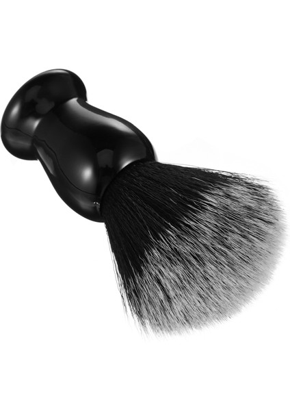 Siyah Stil Fırça Tıraş Sakal Erkekler Porsuk Tıraş Saç Kolu Berber Bıyık Şekillendirme S Aracı Krem At Bakım Sentetik Kıl Şekli Yuvarlak (Yurt Dışından)