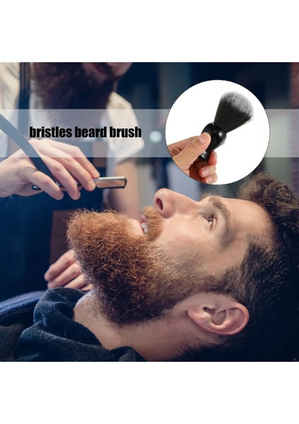Siyah Stil Fırça Tıraş Sakal Erkekler Porsuk Tıraş Saç Kolu Berber Bıyık Şekillendirme S Aracı Krem At Bakım Sentetik Kıl Şekli Yuvarlak (Yurt Dışından) fırsatları