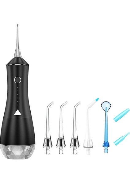 Mavi Stil Oral Irrigator USB Şarj Edilebilir Diş Duşu Taşınabilir Diş Su Jeti 320ML Diş Temizleyici Diş Beyazlatma Makinesi Seyahat Hediyesi (Yurt Dışından) fiyatları