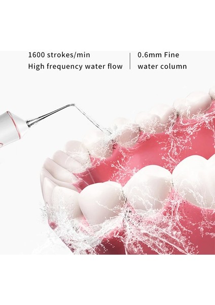 Mavi Stil Oral Irrigator USB Şarj Edilebilir Diş Duşu Taşınabilir Diş Su Jeti 320ML Diş Temizleyici Diş Beyazlatma Makinesi Seyahat Hediyesi (Yurt Dışından) modelleri